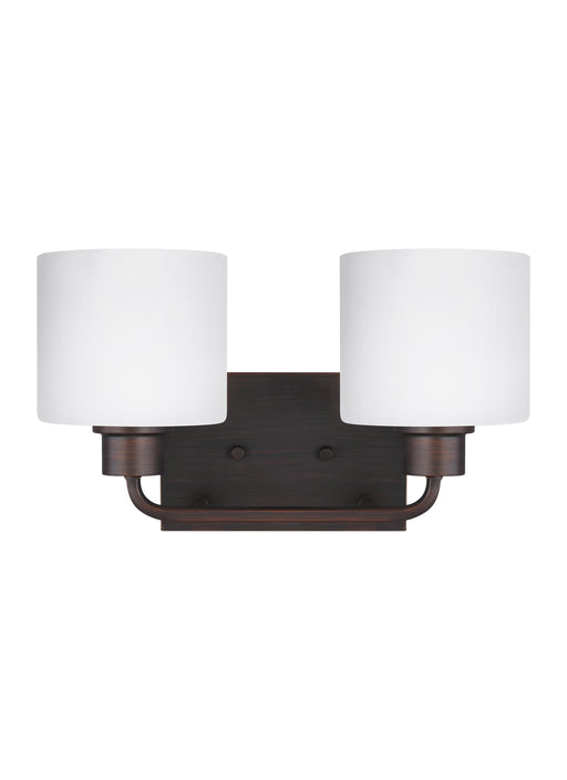 Generation Lighting - 4428802-710 - Two Light Wall / Bath - Canfield - Burnt Sienna