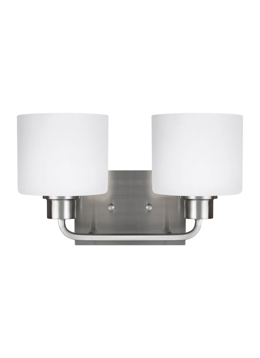 Generation Lighting - 4428802-962 - Two Light Wall / Bath - Canfield - Brushed Nickel