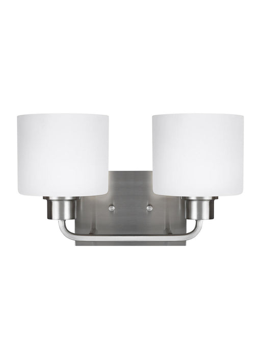 Generation Lighting - 4428802EN3-962 - Two Light Wall / Bath - Canfield - Brushed Nickel