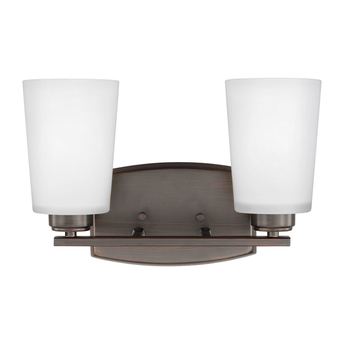 Generation Lighting - 4428902EN3-710 - Two Light Wall / Bath - Franport - Burnt Sienna