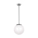 Leo Hanging Globe LED Pendant-Pendants-Visual Comfort Studio-Lighting Design Store