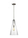 Generation Lighting - 6537001-962 - One Light Pendant - Arilda - Brushed Nickel