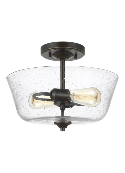 Generation Lighting - 7714502-710 - Two Light Ceiling Semi-Flush Mount - Belton - Bronze