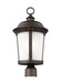 Generation Lighting - 8250701EN3-71 - One Light Outdoor Post Lantern - Calder - Antique Bronze