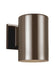 Generation Lighting - 8313897S-10 - LED Outdoor Wall Lantern - Outdoor Cylinders - Bronze