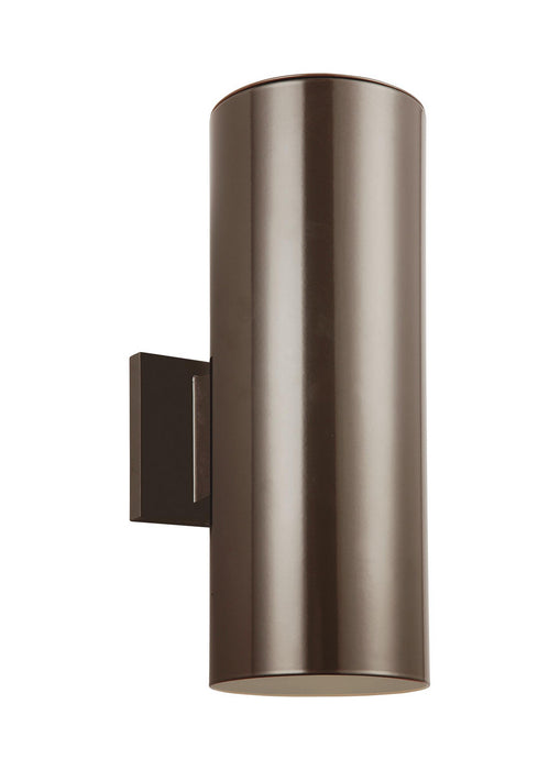 Generation Lighting - 8413897S-10 - LED Outdoor Wall Lantern - Outdoor Cylinders - Bronze