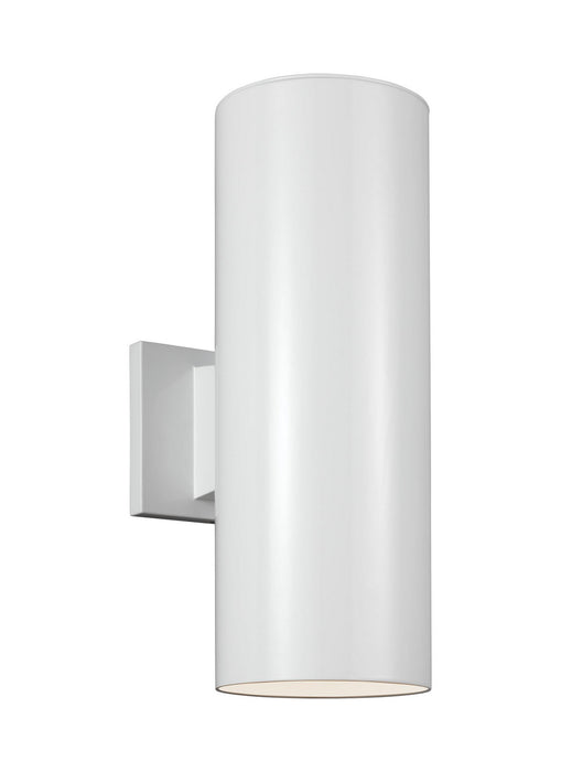 Generation Lighting - 8413897S-15 - LED Outdoor Wall Lantern - Outdoor Cylinders - White