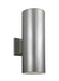 Generation Lighting - 8413897S-753 - LED Outdoor Wall Lantern - Outdoor Cylinders - Painted Brushed Nickel