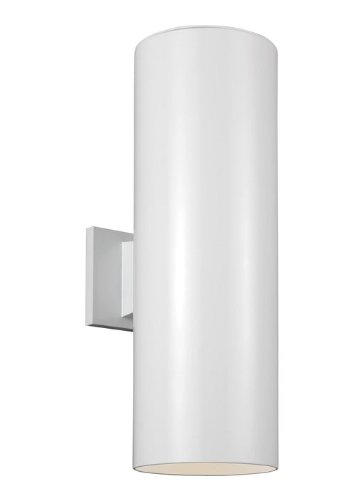 Generation Lighting - 8413997S-15 - LED Outdoor Wall Lantern - Outdoor Cylinders - White
