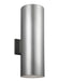 Generation Lighting - 8413997S-753 - LED Outdoor Wall Lantern - Outdoor Cylinders - Painted Brushed Nickel