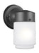 Generation Lighting - 8550001-12 - One Light Outdoor Wall Lantern - Outdoor Wall - Black