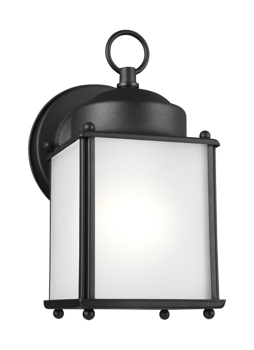 Generation Lighting - 8592001EN3-12 - One Light Outdoor Wall Lantern - New Castle - Black