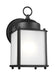 Generation Lighting - 8592001EN3-12 - One Light Outdoor Wall Lantern - New Castle - Black