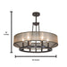 Norwell Lighting - 5224-ABPC-OZ - Six Light Pendant - Ghost - Architectural Bronze