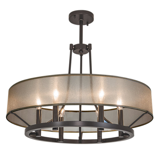 Norwell Lighting - 5224-ABPC-OZ - Six Light Pendant - Ghost - Architectural Bronze