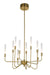Craftmade - 49610-SB-LED - LED Chandelier - Valdi - Satin Brass
