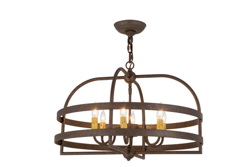 Meyda Tiffany - 115278 - Six Light Pendant - Aldari