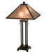 Meyda Tiffany - 186216 - Two Light Table Lamp - Sutter - Timeless Bronze