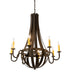 Meyda Tiffany - 195170 - Eight Light Chandelier - Barrel Stave - Timeless Bronze