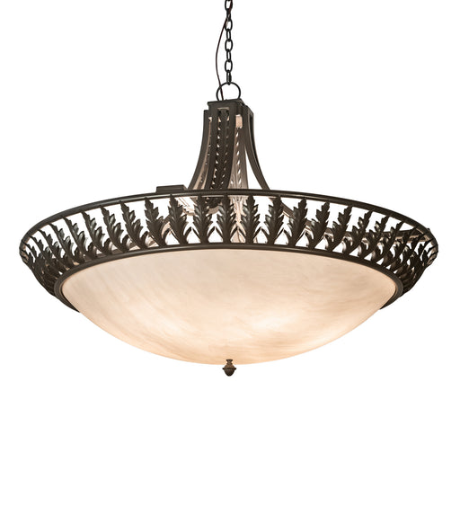 Meyda Tiffany - 201451 - Six Light Inverted Pendant - Hampton - Timeless Bronze