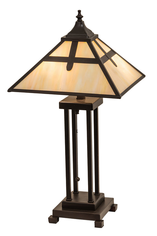 Meyda Tiffany - 204495 - Two Light Table Lamp - Cross Mission - Mahogany Bronze