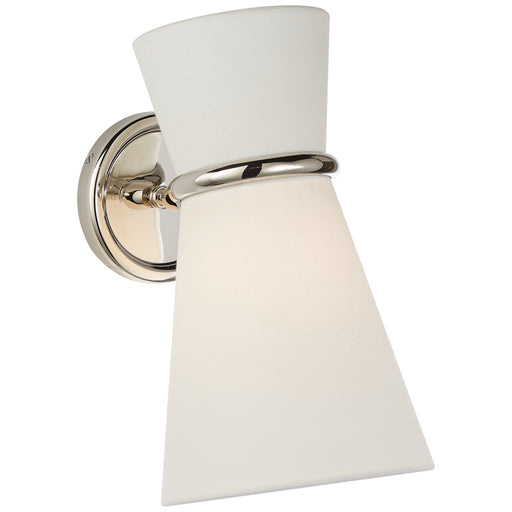 Visual Comfort - ARN 2008PN-L - One Light Wall Sconce - Clarkson - Polished Nickel