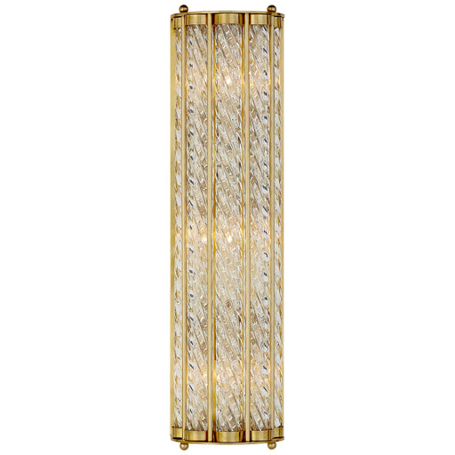 Visual Comfort - ARN 2027HAB - Three Light Wall Sconce - Eaton - Hand-Rubbed Antique Brass