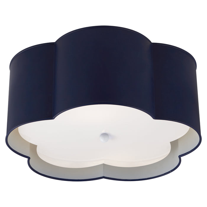 Visual Comfort - KS 4117NVY/WHT-FA - Two Light Flush Mount - Bryce - French Navy and White