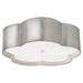 Visual Comfort - KS 4118BSL/WHT-FA - Four Light Flush Mount - Bryce - Burnished Silver Leaf and White