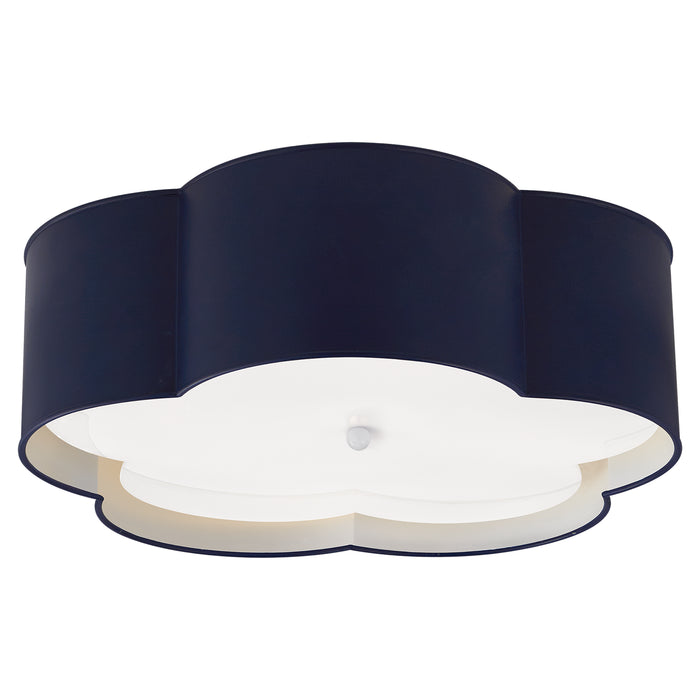 Visual Comfort - KS 4118NVY/WHT-FA - Four Light Flush Mount - Bryce - French Navy and White