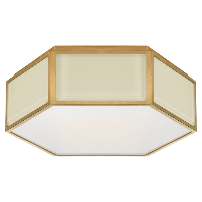 Visual Comfort - KS 4120CRE/SB-FG - Two Light Flush Mount - Bradford - Cream and Soft Brass