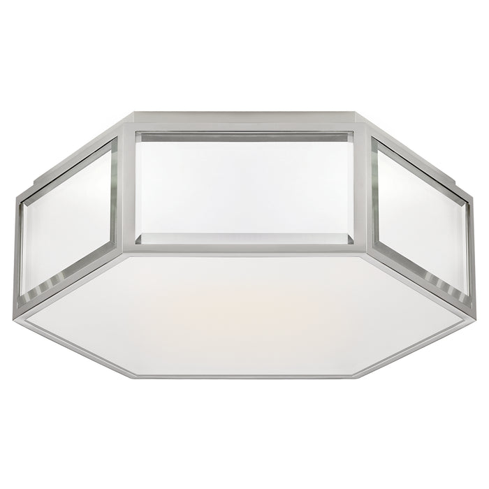 Visual Comfort - KS 4120MIR/PN-FG - Two Light Flush Mount - Bradford - Mirror and Polished Nickel