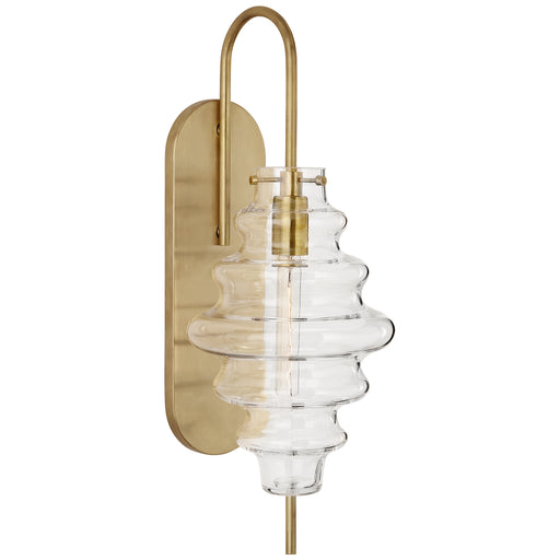 Visual Comfort - KW 2270AB-CG - One Light Wall Sconce - Tableau - Antique-Burnished Brass