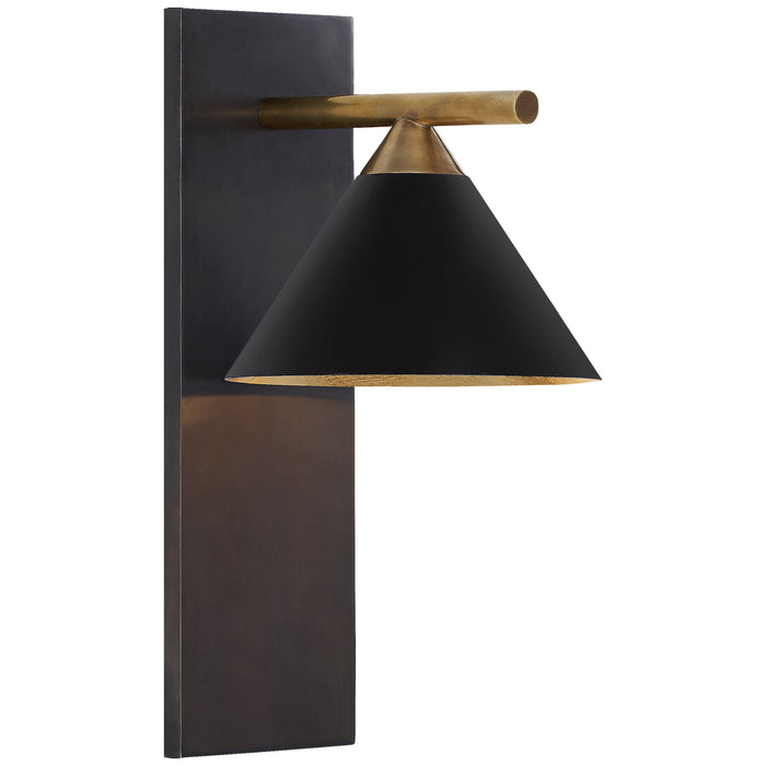 Visual Comfort - KW 2410BZ/AB-BLK - One Light Wall Sconce - Cleo - Bronze