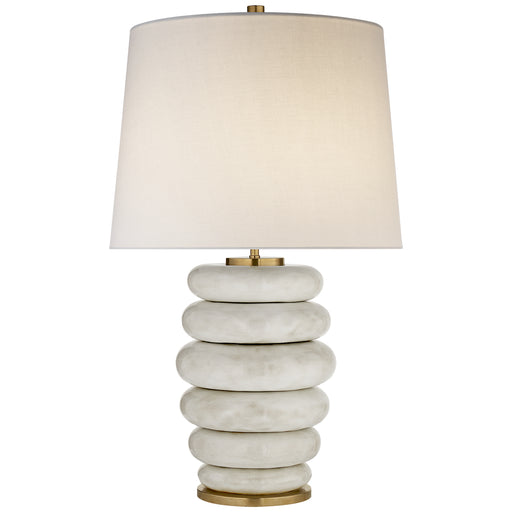 Visual Comfort - KW 3619AWC-L - One Light Table Lamp - Phoebe - Antiqued White Ceramic