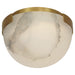 Visual Comfort - KW 4011AB-ALB - LED Flush Mount - Melange - Antique-Burnished Brass