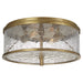 Visual Comfort - KW 4202AB-CRG - Two Light Flush Mount - Liaison - Antique-Burnished Brass