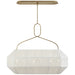 Visual Comfort - KW 5317AB-L - Six Light Linear Chandelier - Forza - Antique-Burnished Brass