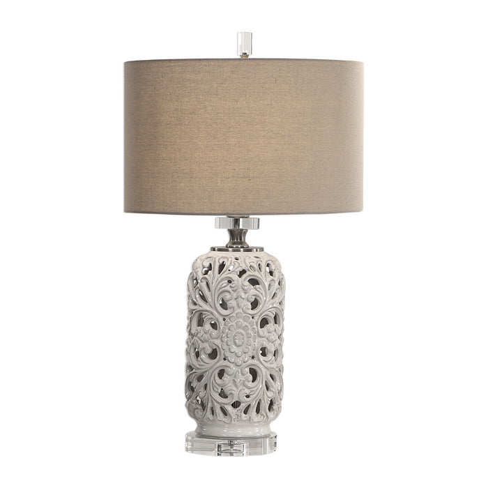 Uttermost - 27838 - One Light Table Lamp - Dahlina - Brushed Gun Metal