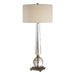 Uttermost - 27883 - One Light Table Lamp - Crista - Brushed Nickel