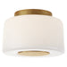 Visual Comfort - BBL 4105SB-WG - Three Light Flush Mount - Acme - Soft Brass