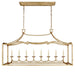 Visual Comfort - CHC 2183GI - Eight Light Linear Pendant - darlana4 - Gilded Iron