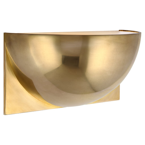 Visual Comfort - PB 2070NB-FG - LED Wall Sconce - Quarter Sphere - Natural Brass