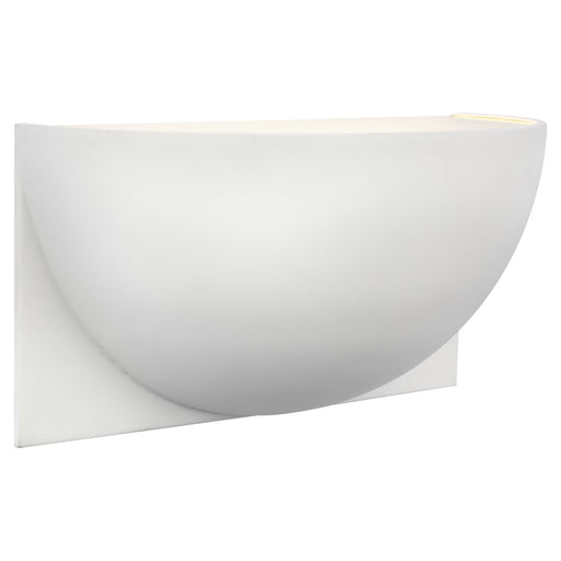 Visual Comfort - PB 2070WHT-FG - LED Wall Sconce - Quarter Sphere - White