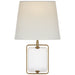 Visual Comfort - SK 2030CG/HAB-L - One Light Wall Sconce - Henri - Crystal and Hand-Rubbed Antique Brass