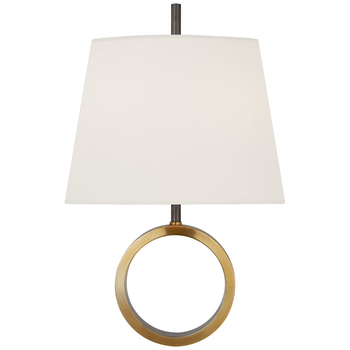 Visual Comfort - TOB 2630BZ/HAB-L - Two Light Wall Sconce - Simone - Bronze with Antique Brass