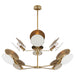 Visual Comfort - TOB 5290HAB-L - Eight Light Chandelier - Osiris - Hand-Rubbed Antique Brass