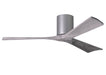 Matthews Fan Company - IR3H-BN-BW-52 - 52``Ceiling Fan - Irene - Brushed Nickel