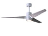 Matthews Fan Company - SJ-WH-BW-52 - 52``Ceiling Fan - Super Janet - Gloss White