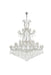 Elegant Lighting - 2800G120C/RC - 84 Light Chandelier - Maria Theresa - Chrome